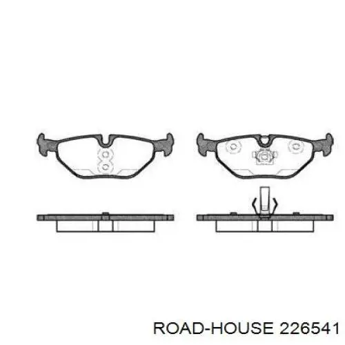 Задние тормозные колодки 226541 Road House