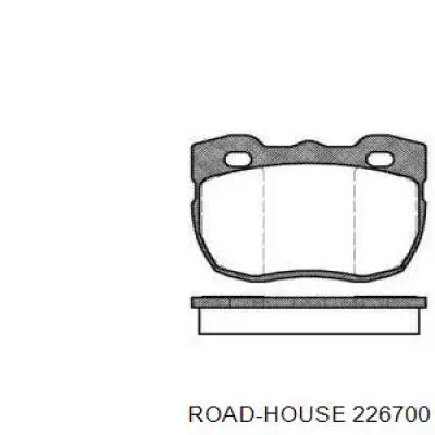 Передние тормозные колодки 226700 Road House