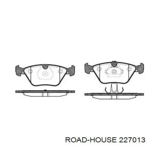 Передние тормозные колодки 227013 Road House