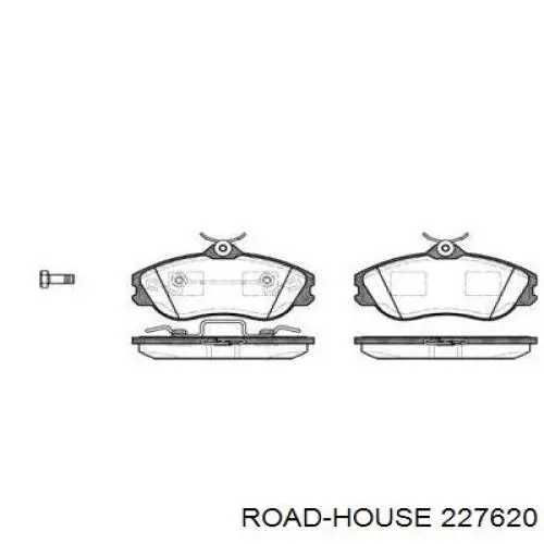 Передние тормозные колодки 227620 Road House