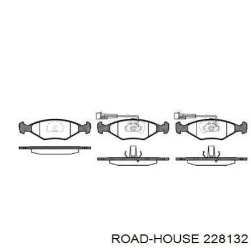 Передние тормозные колодки 228132 Road House