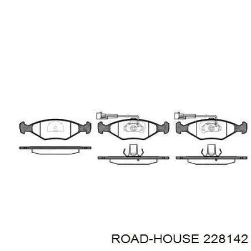 Передние тормозные колодки 228142 Road House