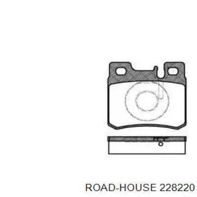 228220 Road House колодки тормозные задние дисковые