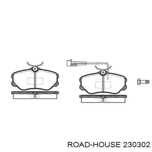 Передние тормозные колодки 230302 Road House