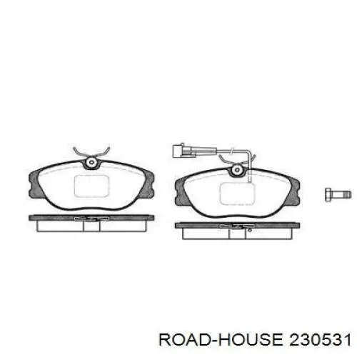 Передние тормозные колодки 230531 Road House