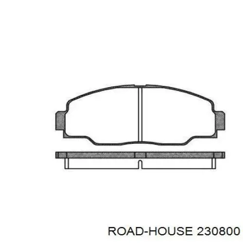 Передние тормозные колодки 230800 Road House