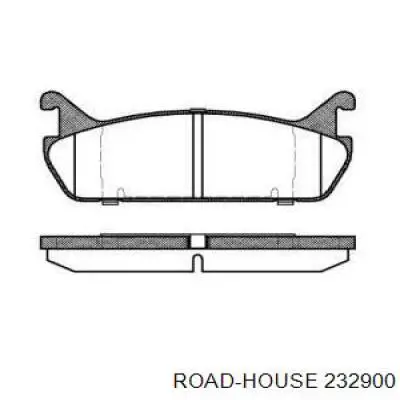 Задние тормозные колодки 232900 Road House