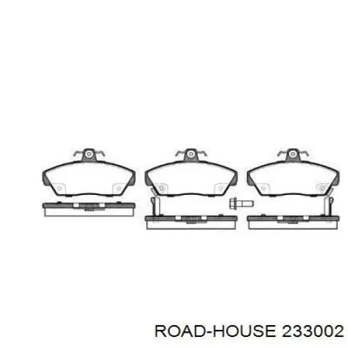 233002 Road House колодки тормозные передние дисковые