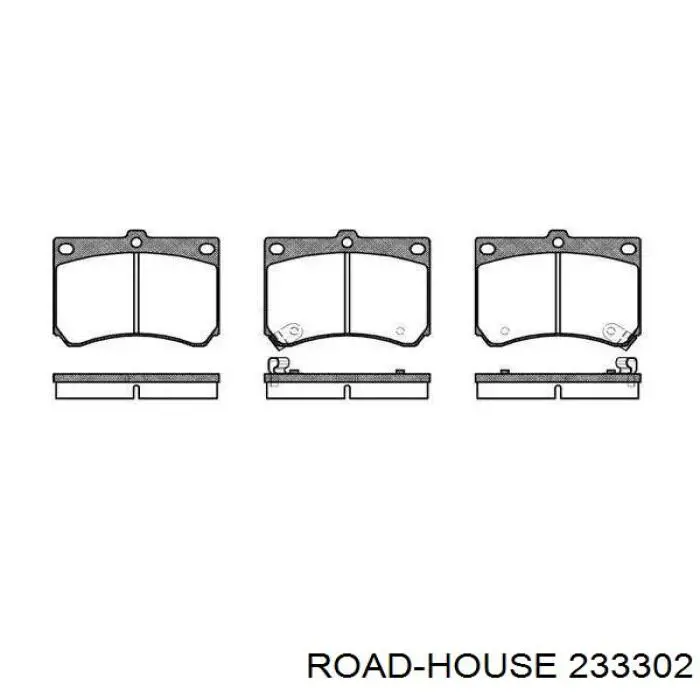 233302 Road House колодки тормозные передние дисковые