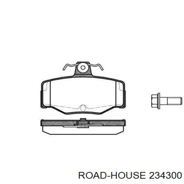 Задние тормозные колодки 234300 Road House