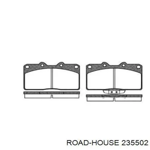 Передние тормозные колодки 235502 Road House