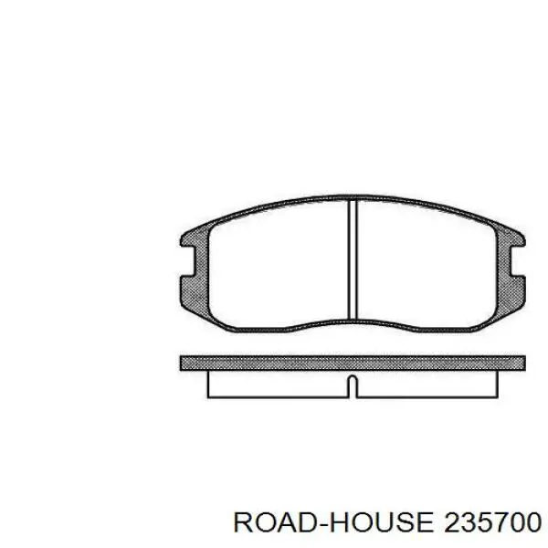 Передние тормозные колодки 235700 Road House