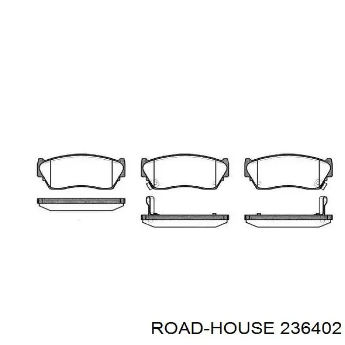 236402 Road House передние тормозные колодки