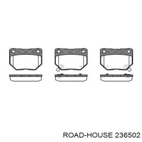 Задние тормозные колодки 236502 Road House