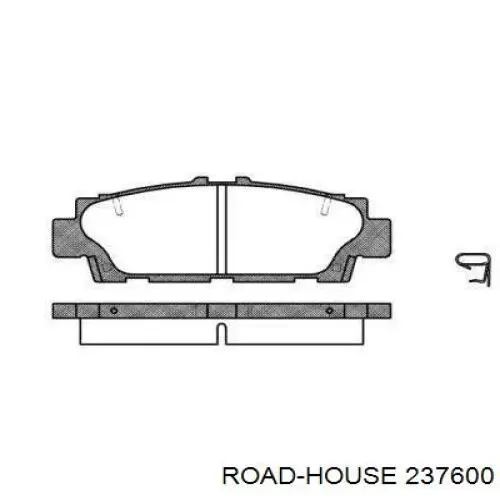 Задние тормозные колодки 237600 Road House