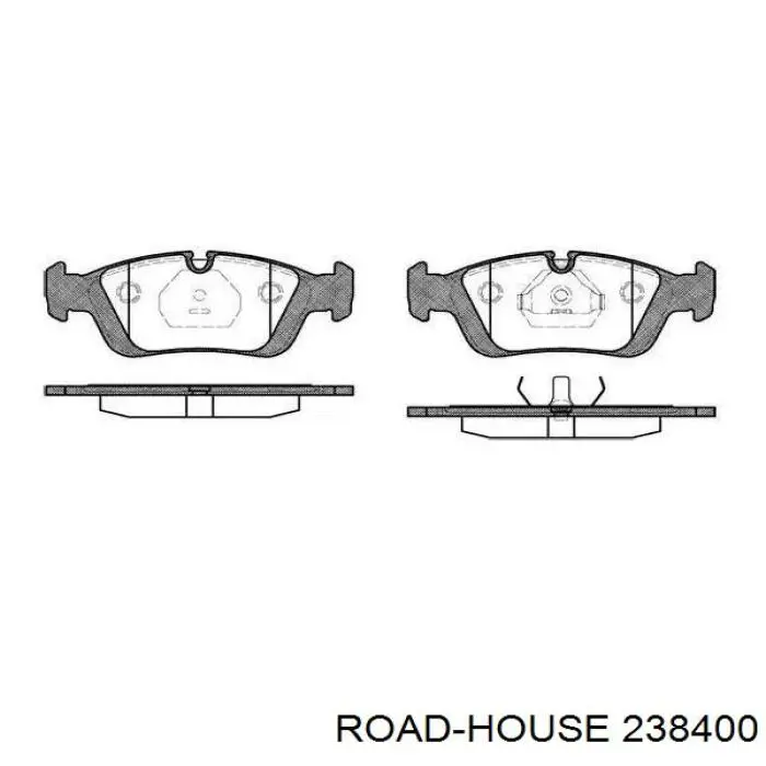 Передние тормозные колодки 238400 Road House