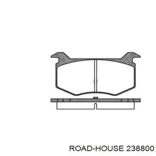 Передние тормозные колодки 238800 Road House