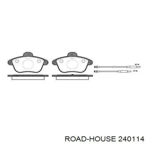 Передние тормозные колодки 240114 Road House