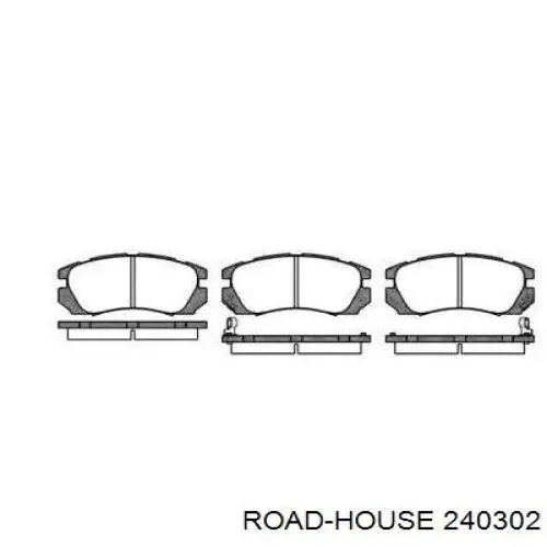 Передние тормозные колодки 240302 Road House