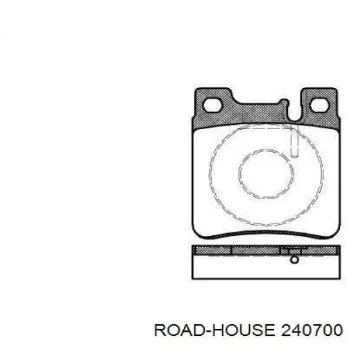 240700 Road House колодки тормозные задние дисковые