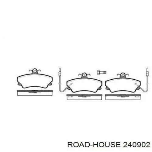 Передние тормозные колодки 240902 Road House