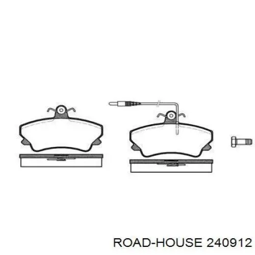 Передние тормозные колодки 240912 Road House