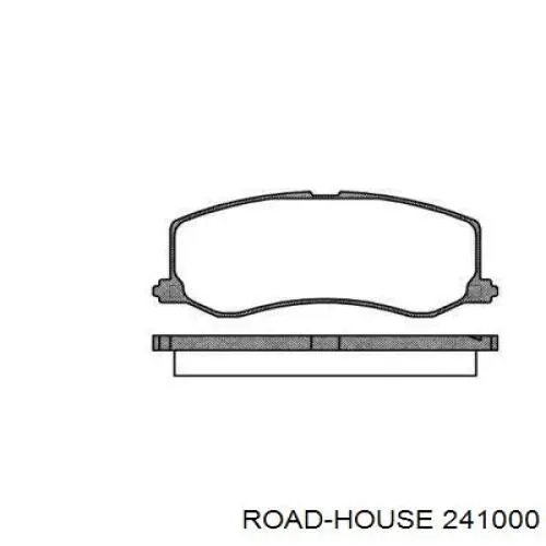 Передние тормозные колодки 241000 Road House