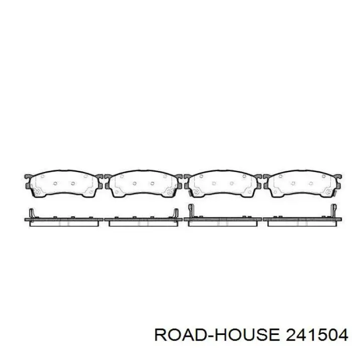 Передние тормозные колодки 241504 Road House