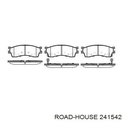 Передние тормозные колодки 241542 Road House