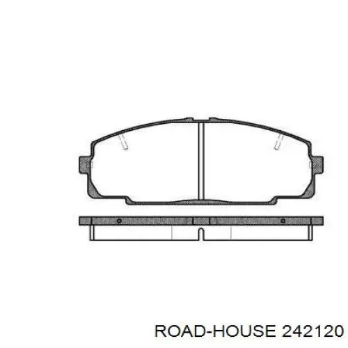 Передние тормозные колодки 242120 Road House