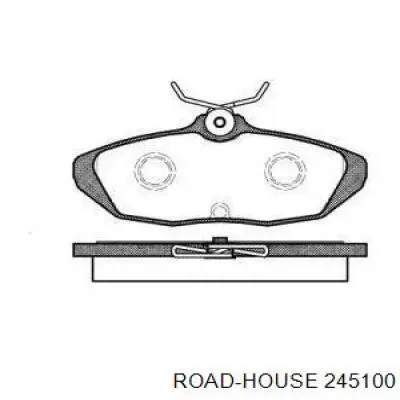 Задние барабанные колодки 245100 Road House