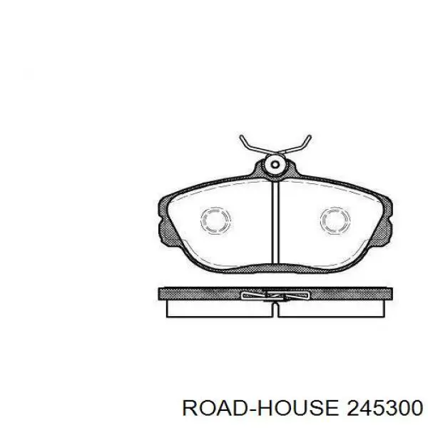 245300 Road House колодки тормозные передние дисковые