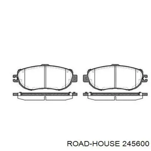 Передние тормозные колодки 245600 Road House