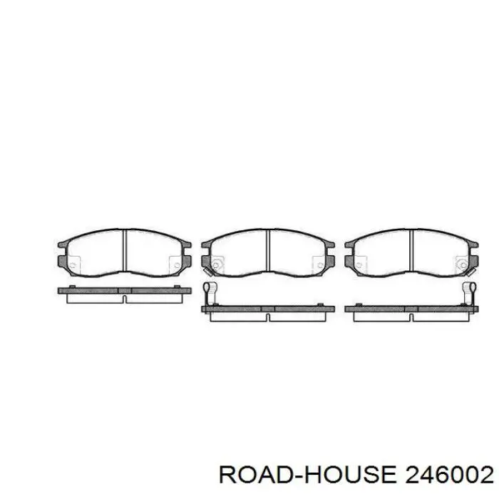 Передние тормозные колодки 246002 Road House