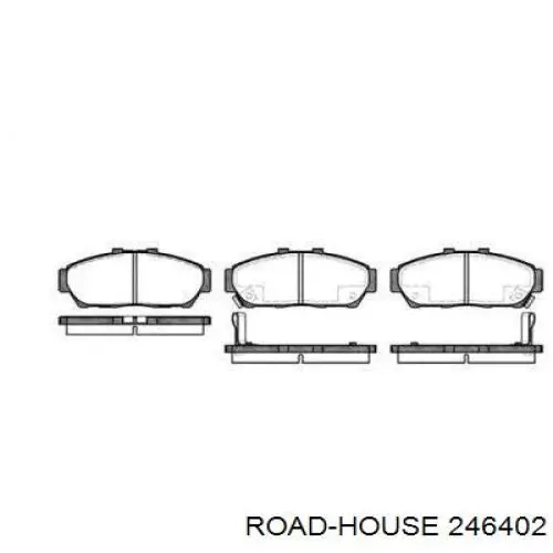 Передние тормозные колодки 246402 Road House