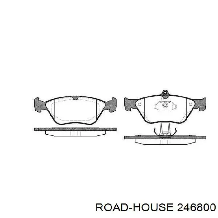 Передние тормозные колодки 246800 Road House