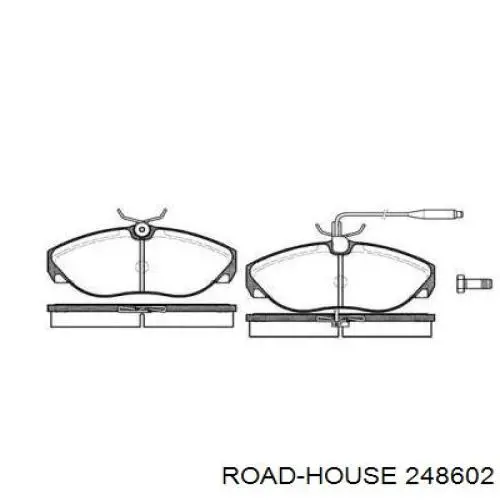 Передние тормозные колодки 248602 Road House