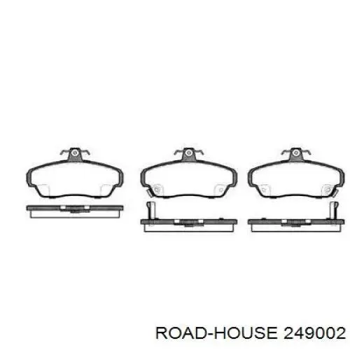 Передние тормозные колодки 249002 Road House