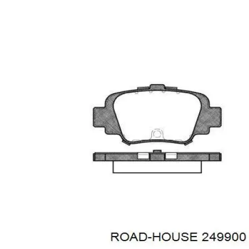 Задние тормозные колодки 249900 Road House