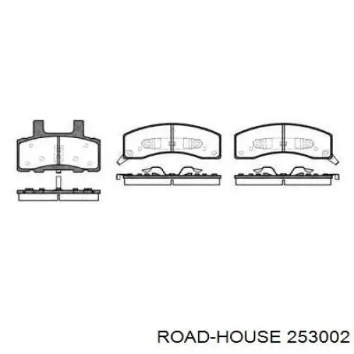 Передние тормозные колодки 253002 Road House