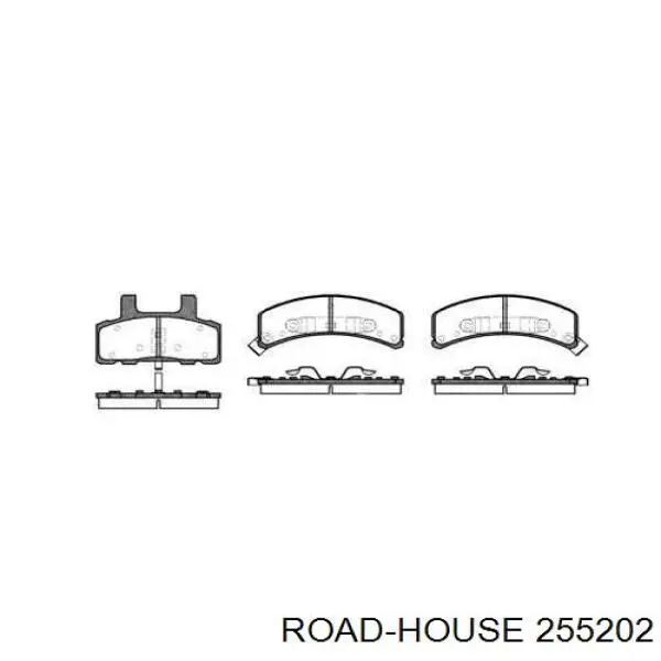 Передние тормозные колодки 255202 Road House