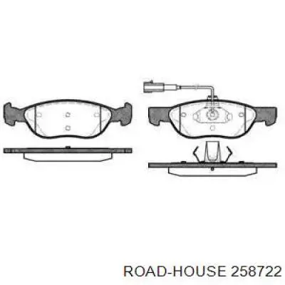 Передние тормозные колодки 258722 Road House