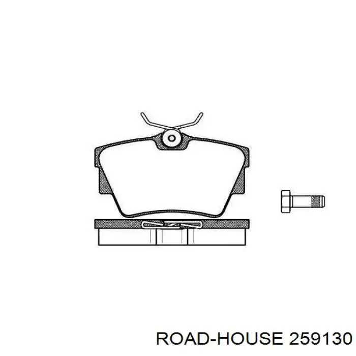 Задние тормозные колодки 259130 Road House