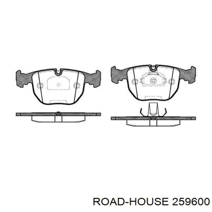 Передние тормозные колодки 259600 Road House