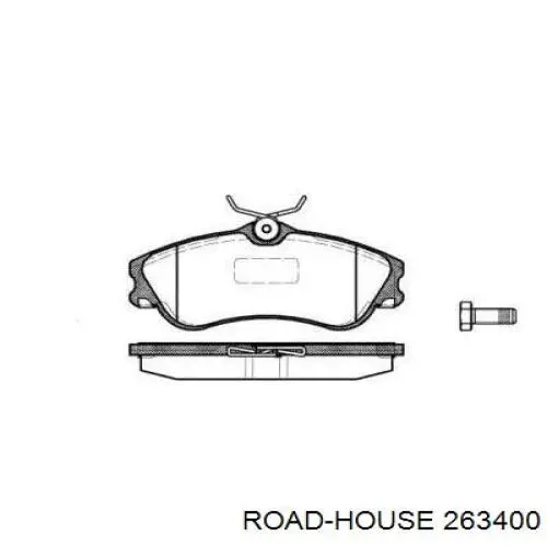 Передние тормозные колодки 263400 Road House