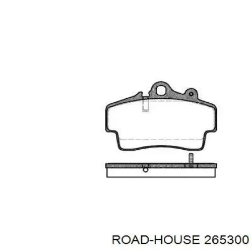 Передние тормозные колодки 265300 Road House