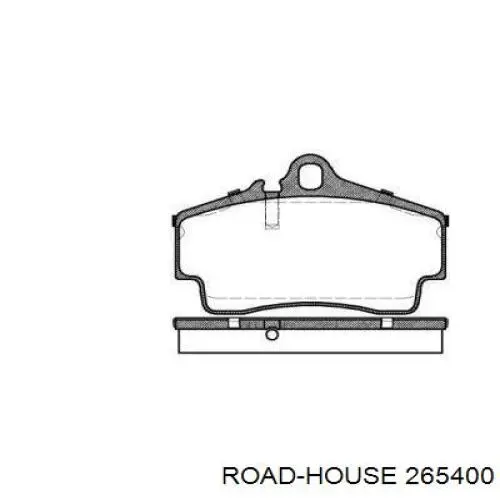 Задние тормозные колодки 265400 Road House