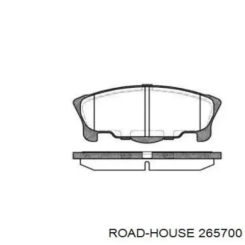 Передние тормозные колодки 265700 Road House