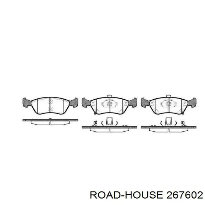 Передние тормозные колодки 267602 Road House