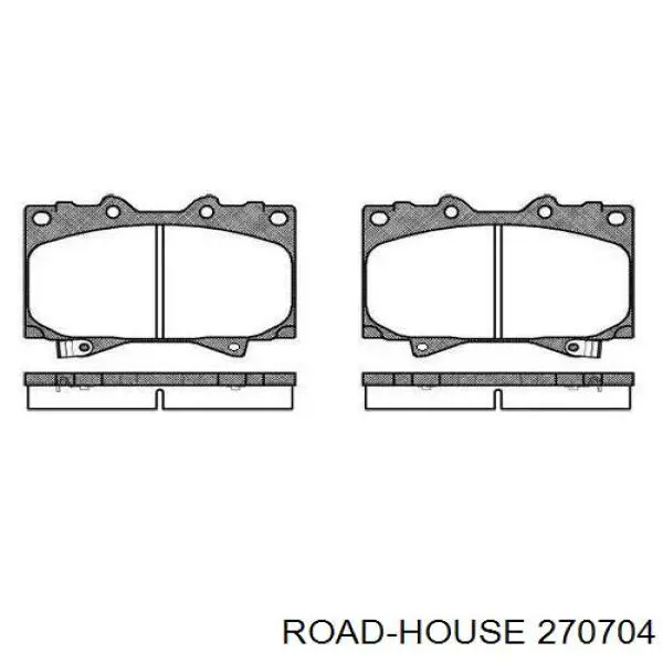 Передние тормозные колодки 270704 Road House